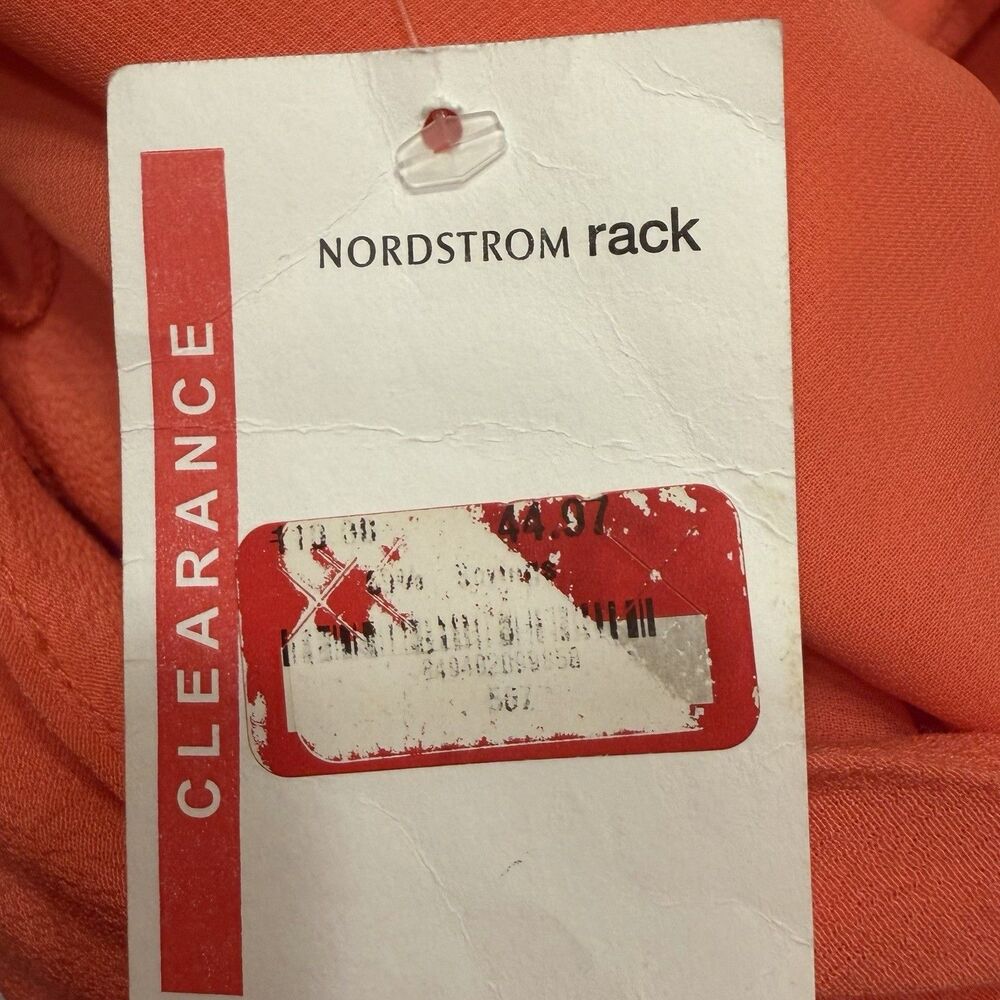 Maxi Faux Wrap Dress Size Small ASTR The Label Coral V Neck Summer Dress 🌴 - Picture 10 of 16